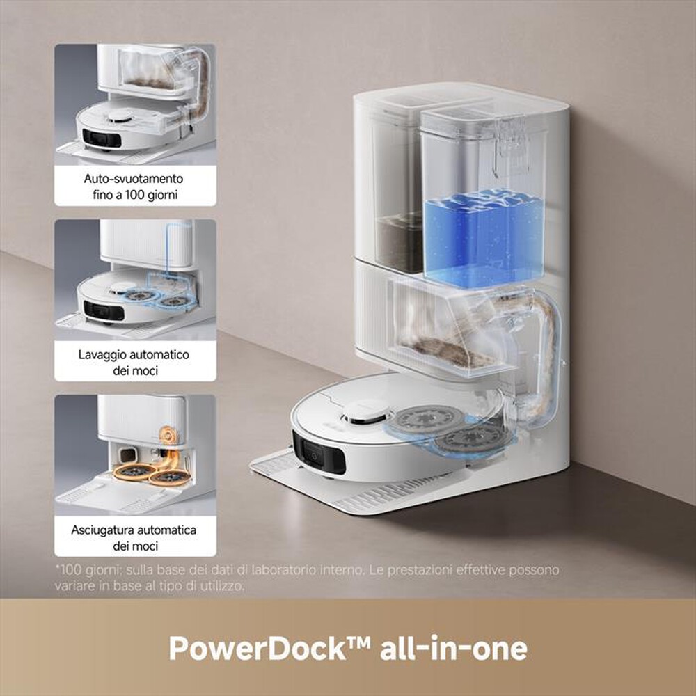 Immagine del prodotto DREAME - Aspirapolvere robot D20 ULTRA VIM-Bianco