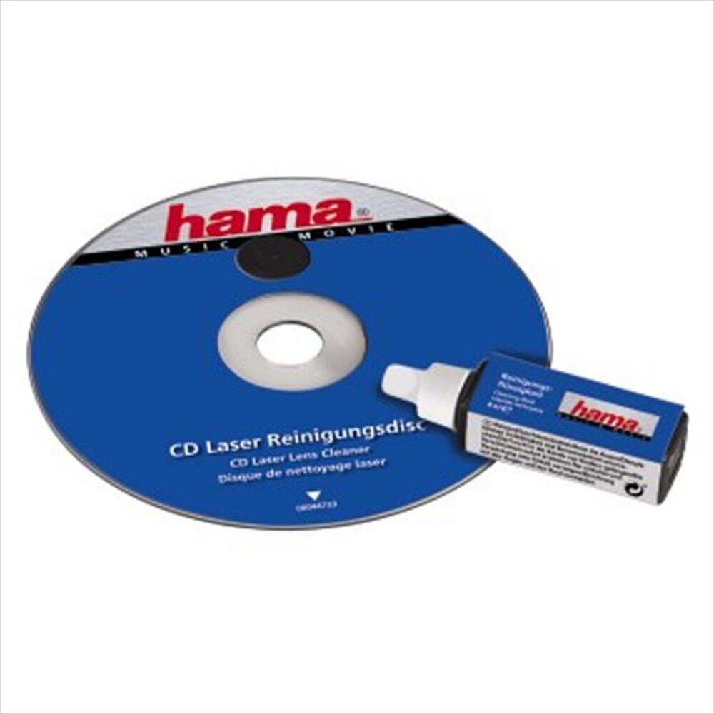"HAMA - KIT PULIZIA LENS CD + LIQUIDO-VARI"