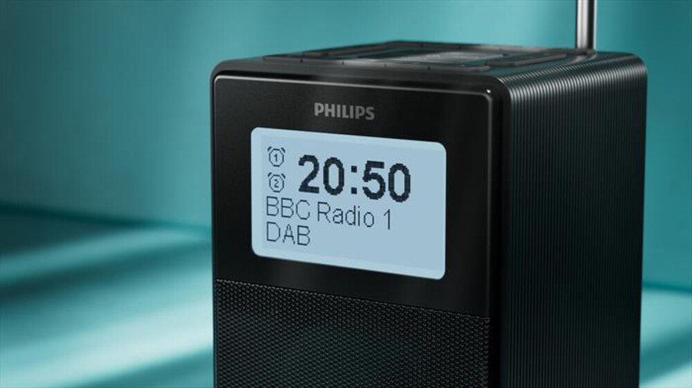 Immagine del prodotto PHILIPS - Radiosveglia impermeabile TAR5100/10-Black
