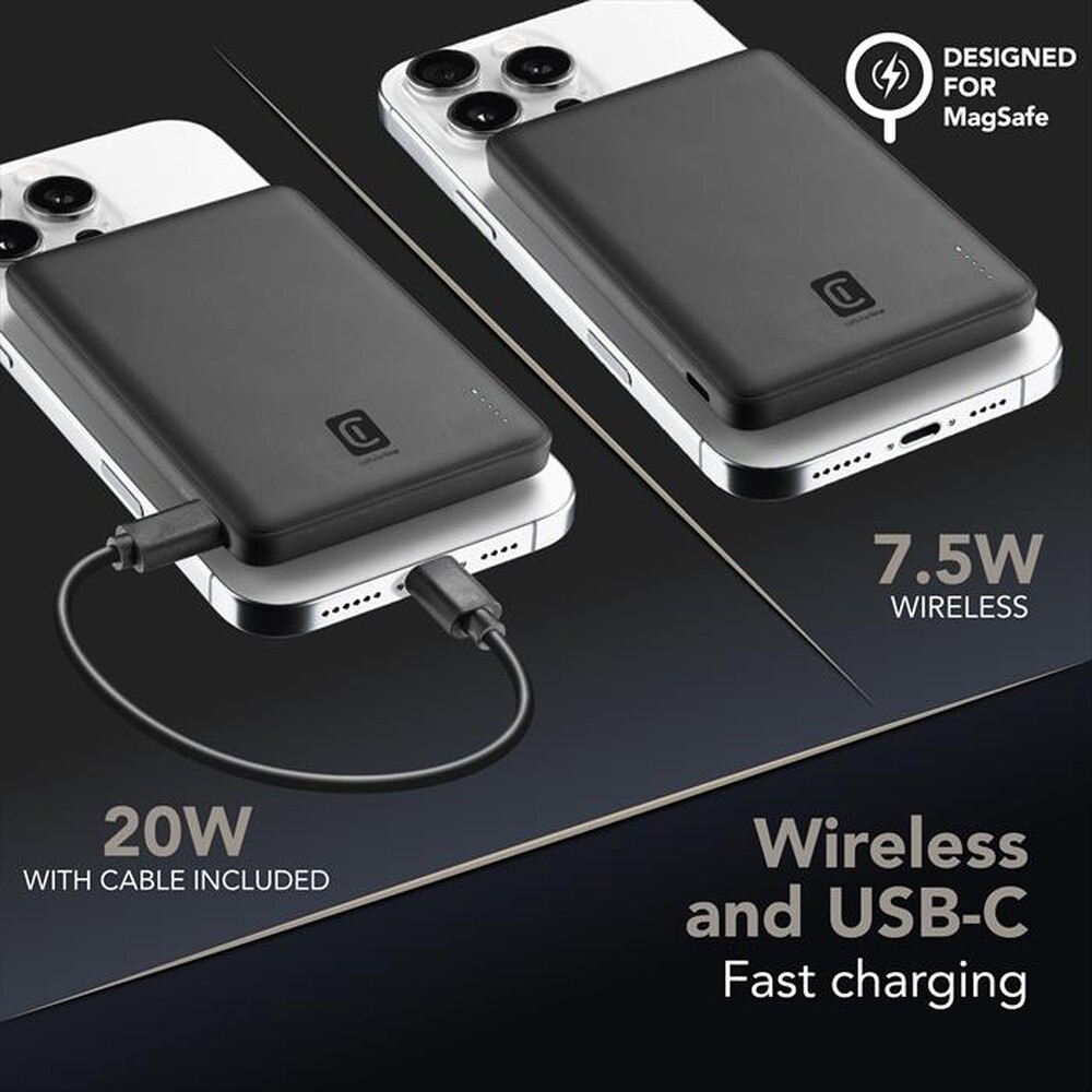 Immagine del prodotto CELLULARLINE - Power Bank MAGSAFE 5000-Nero
