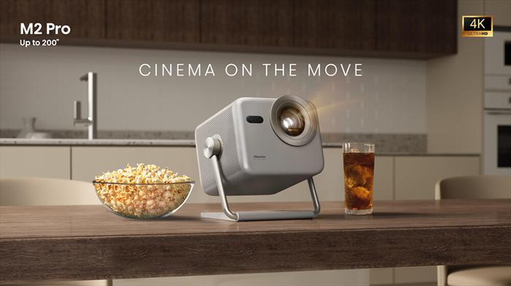 Immagine del prodotto HISENSE - Mini Proiettore Smart 4K M2 PRO-Grigio