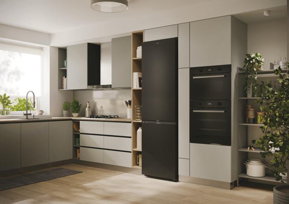 "CANDY - Frigorifero combinato CNCQ2T620EB Classe E 409 lt-Black"