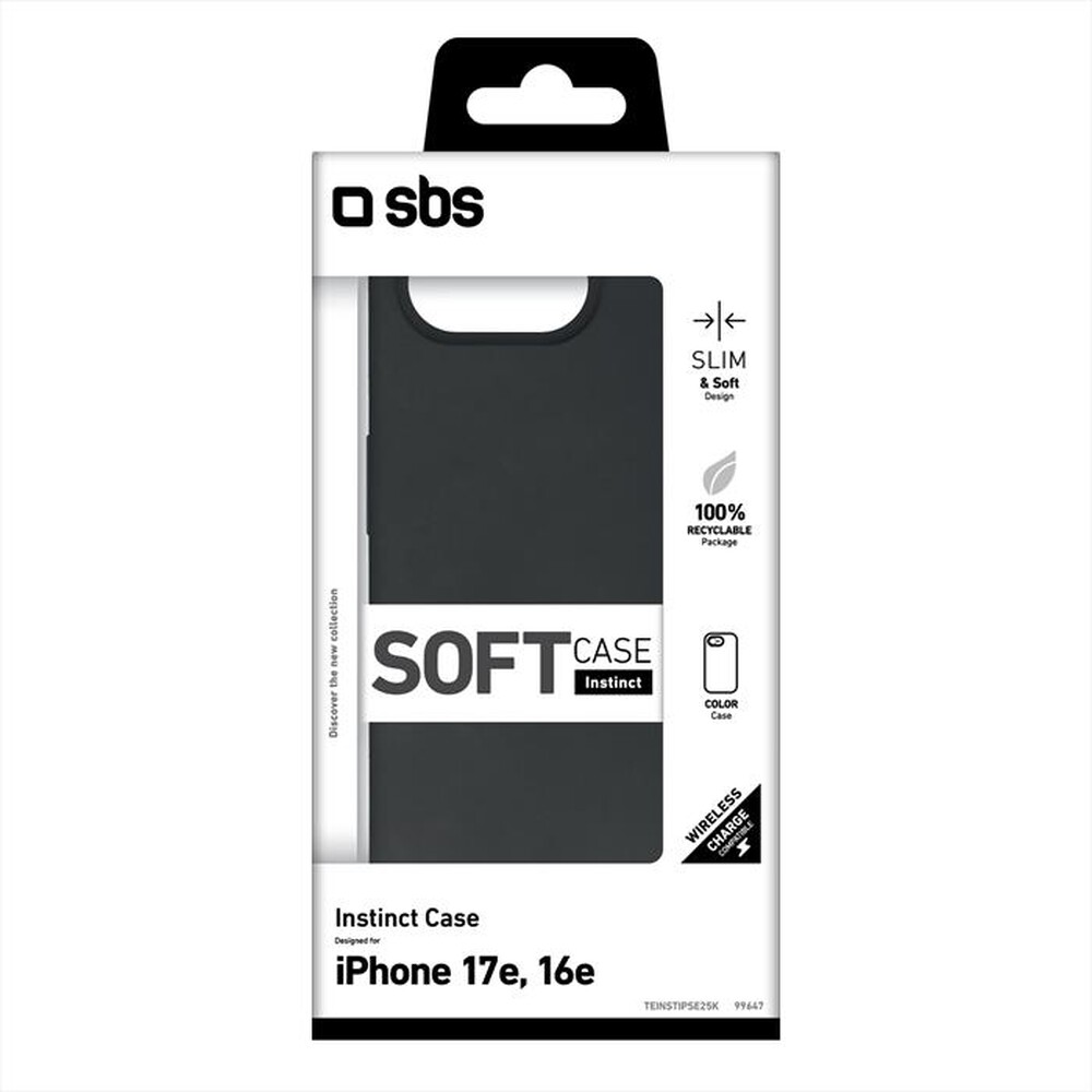 Immagine del prodotto SBS - Cover TEINSTIPSE25K per iPhone SE 2025-Nero