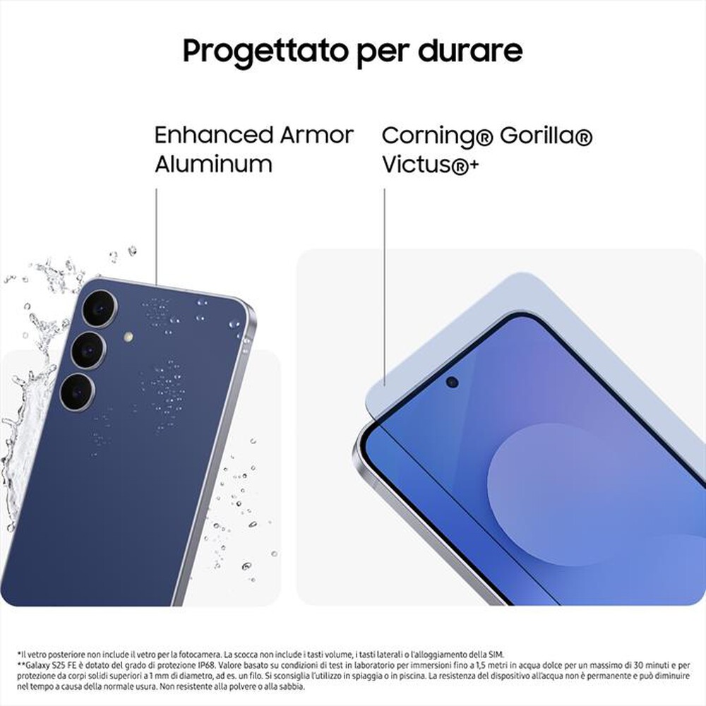 Immagine del prodotto SAMSUNG - Galaxy S25 FE 8+256GB-Icy Blue