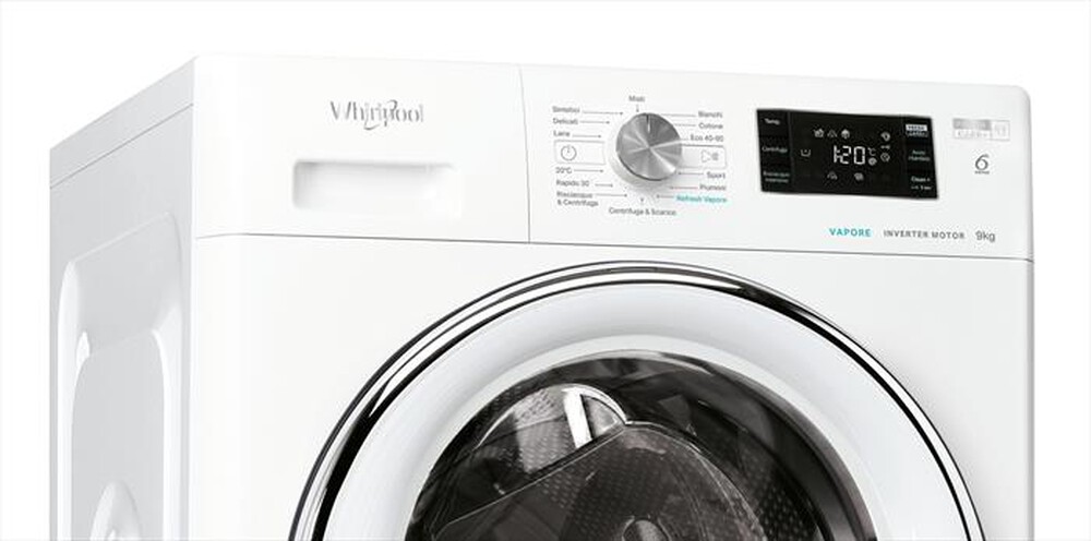 "WHIRLPOOL - Lavatrice FRESHCARE FFB 9258 CV IT 9 Kg Classe C-Bianco"