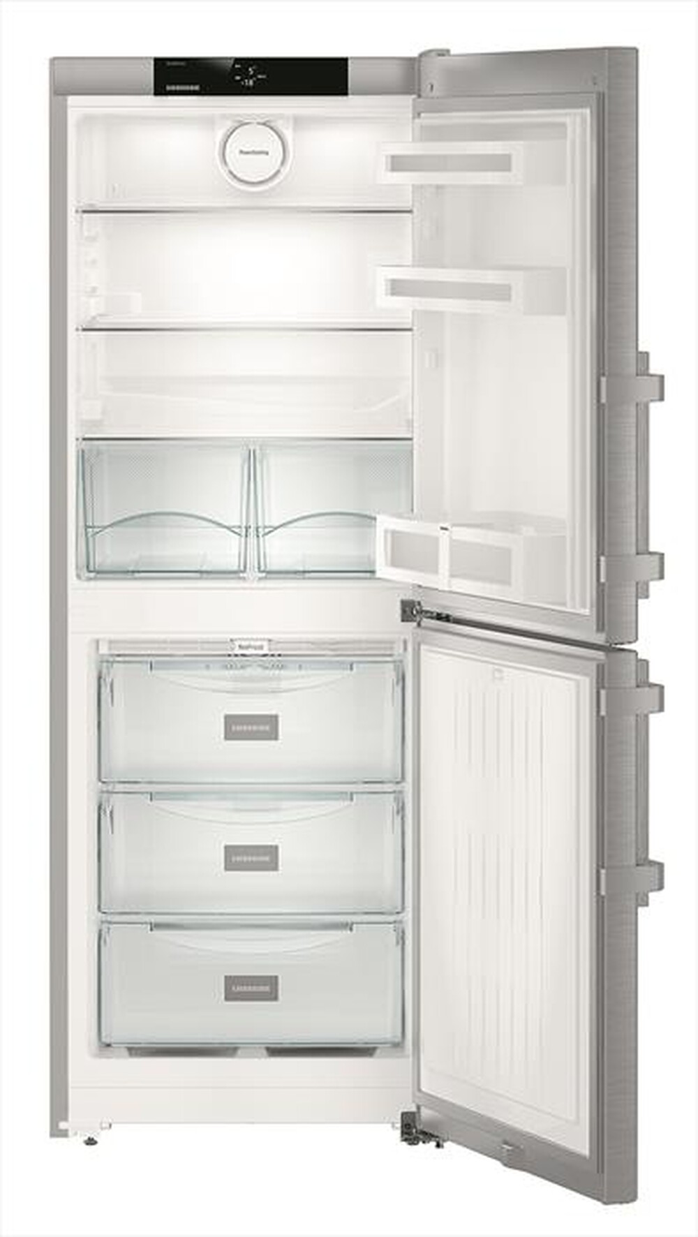 Immagine del prodotto LIEBHERR - Frigorifero combinato CNEF   3115-21 Classe E-acciaio/silver