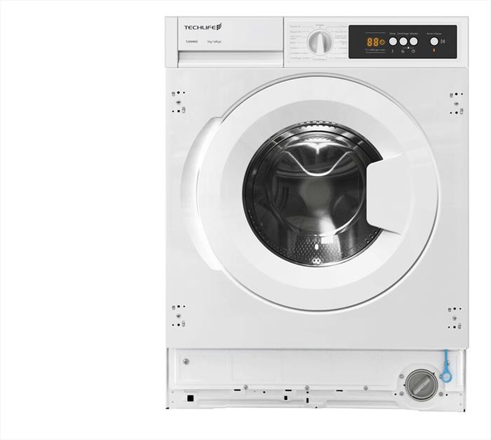 "TECHLIFE - Lavatrice TLBIWM8KD 8 Kg Classe D-Bianco"