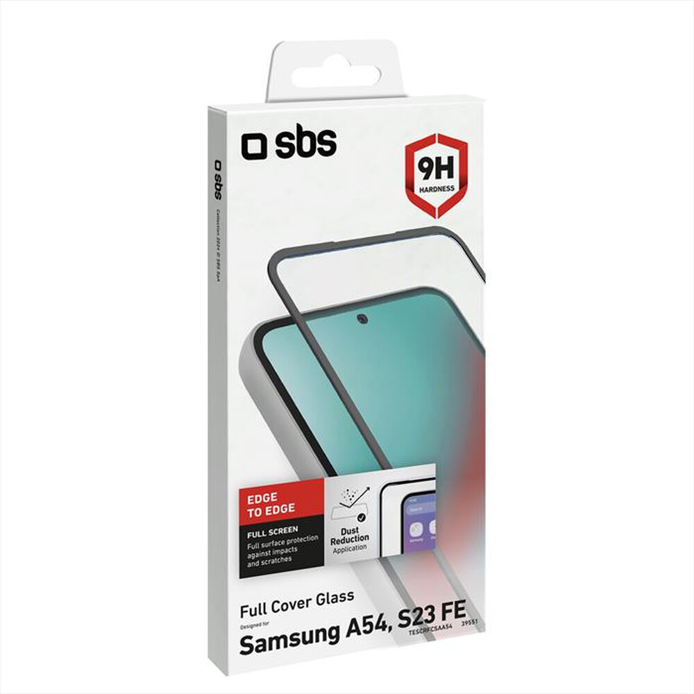 "SBS - Screen protector TESCRFCSAA54 per Samsung A54-Nero"