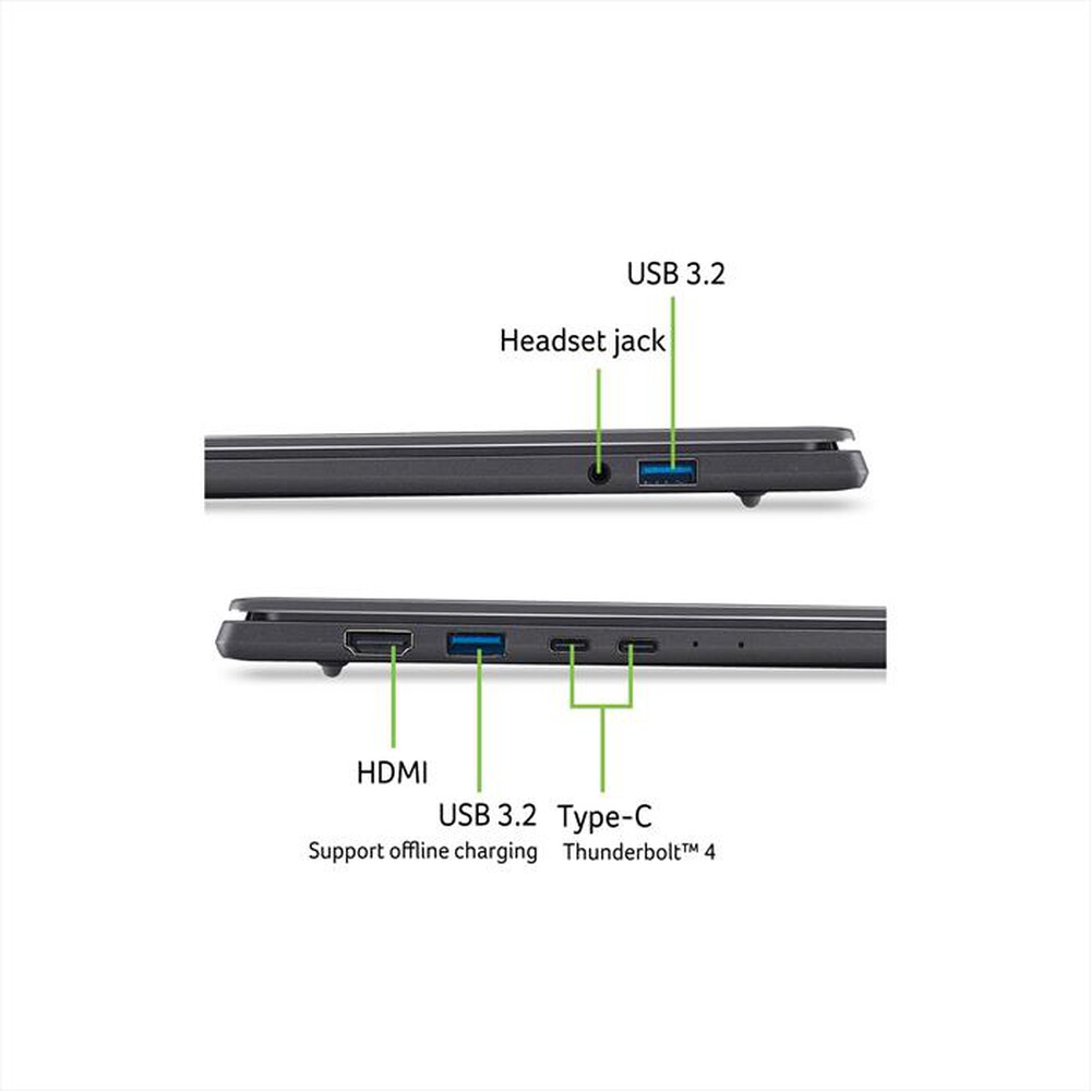 Immagine del prodotto ACER - Notebook SWIFT GO 16 AI SFG16-I71-59GP 16"-Grigio titanio