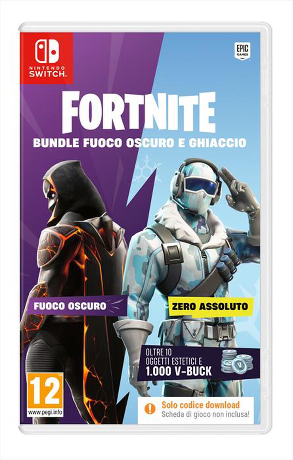 Immagine del prodotto EPIC GAMES - FORTNITE BUNDLE FUOCO OSCURO E GHIACCIO (CODICE DI
