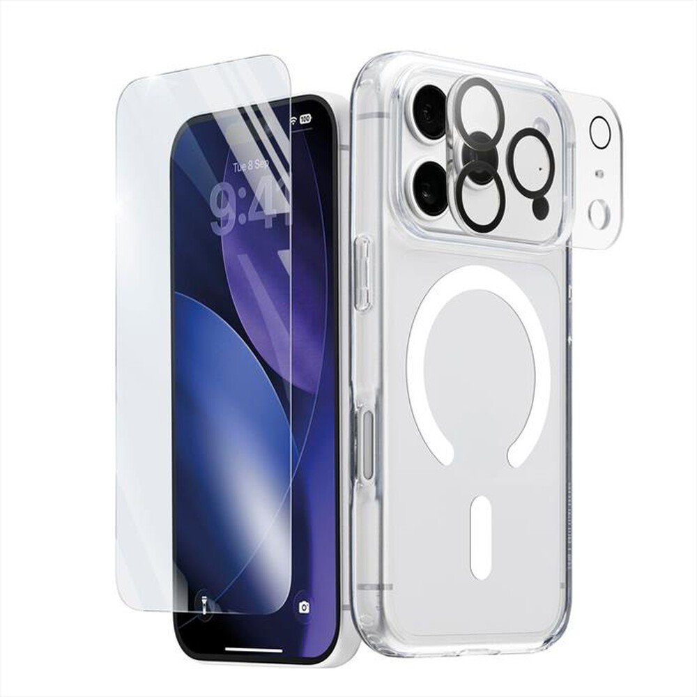 Immagine del prodotto CELLULARLINE - 360 DEFENCE KIT per iPhone 18 Pro-Trasparente