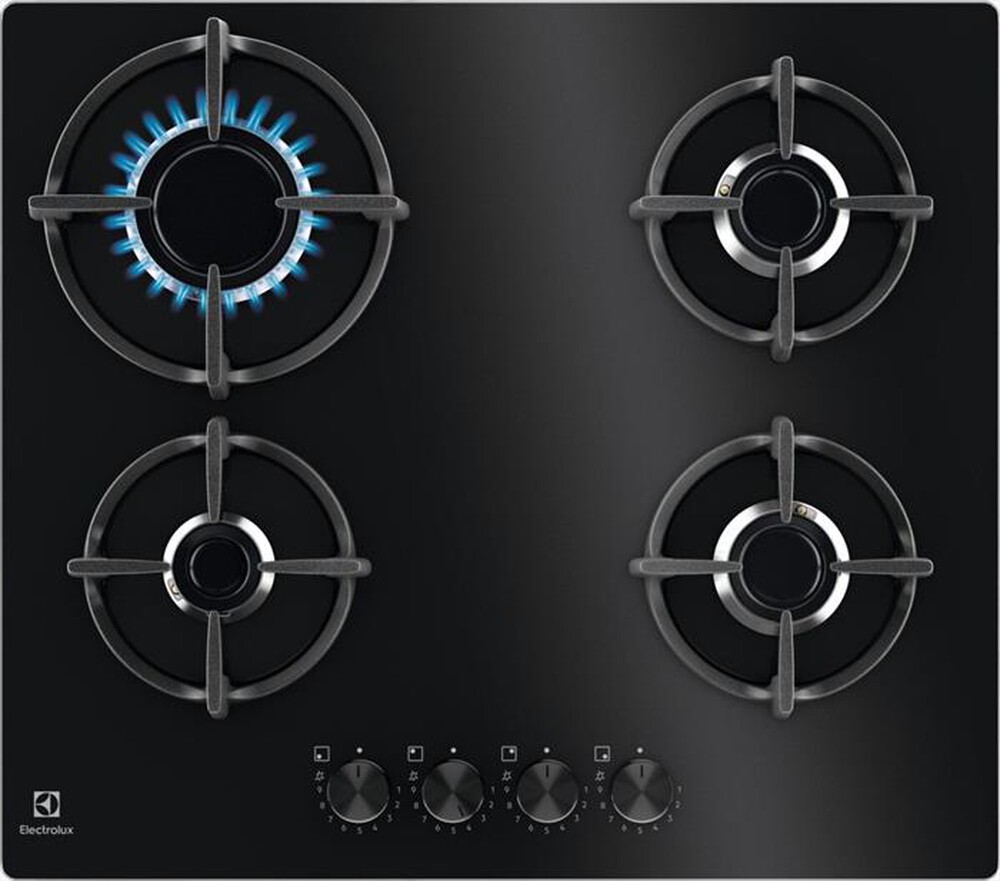 Immagine del prodotto ELECTROLUX - Piano cottura a gas EGG64272K 4 fuochi-Nero