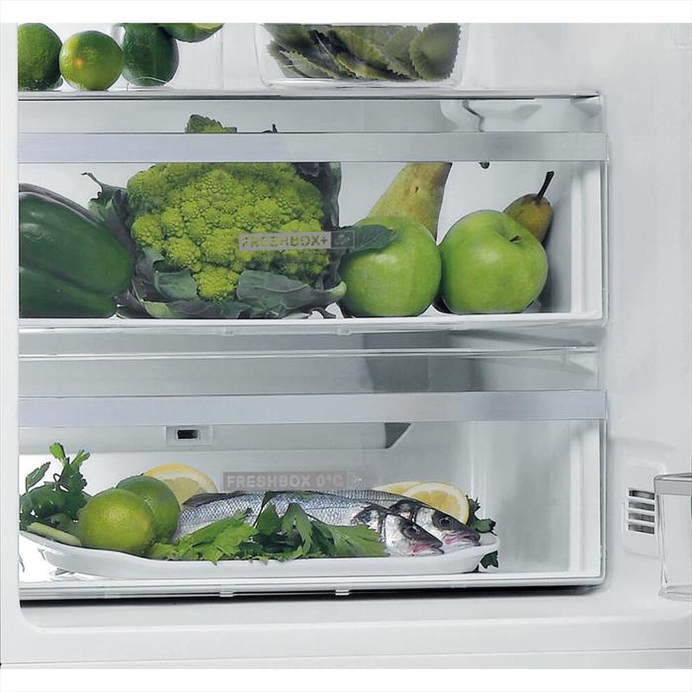"WHIRLPOOL - Frigorifero combinato W7 831T MX Classe D 378lt-MIRROR INOX"