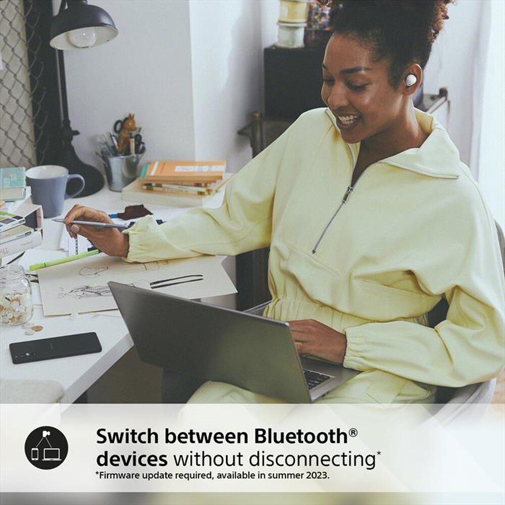 Immagine del prodotto SONY - Auricolari bluetooth WFC700NW.CE7-Bianco