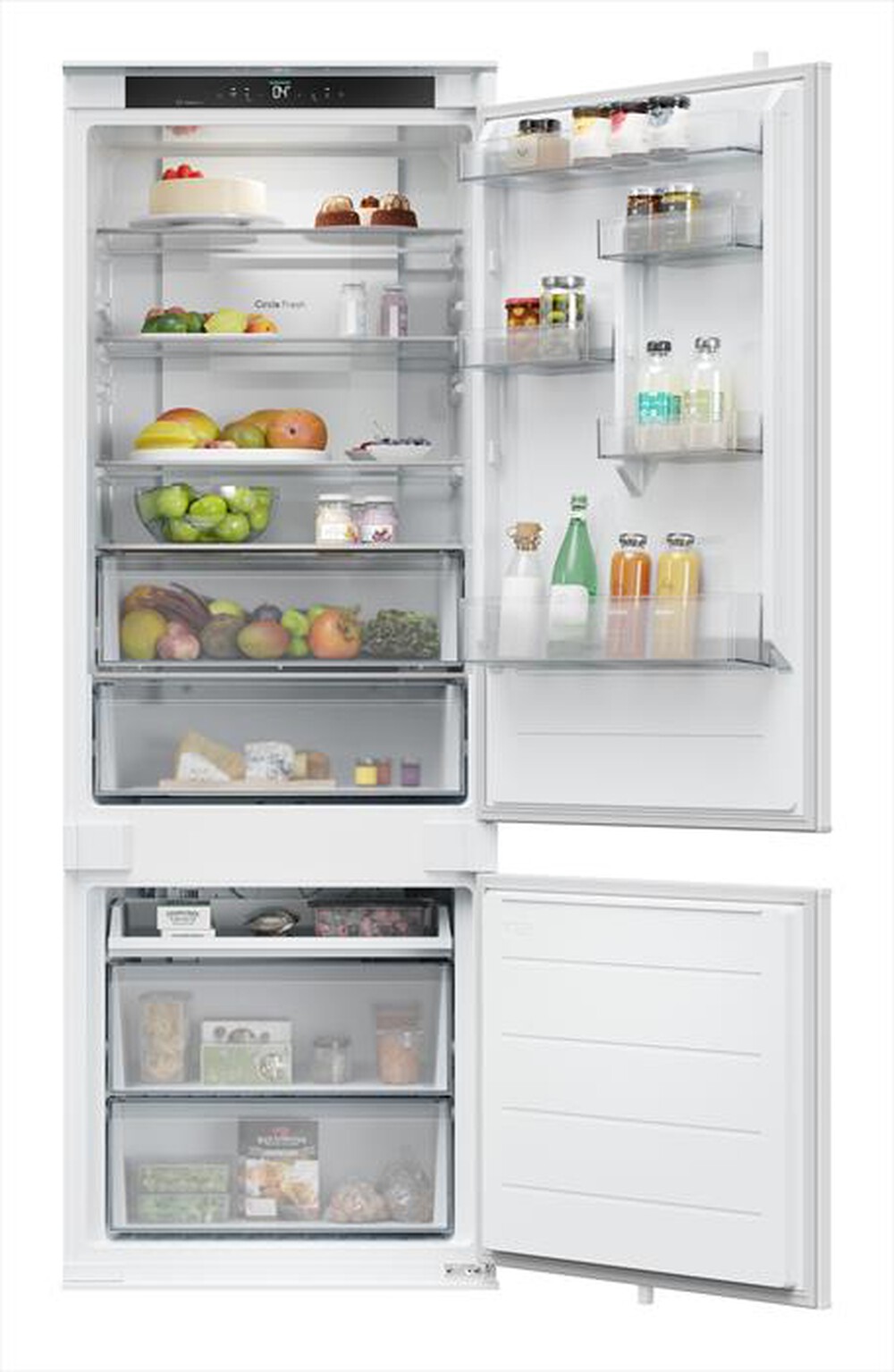 Immagine del prodotto CANDY - Frigorifero combinato CNBQT3719EW Classe E 382 lt-Bianco