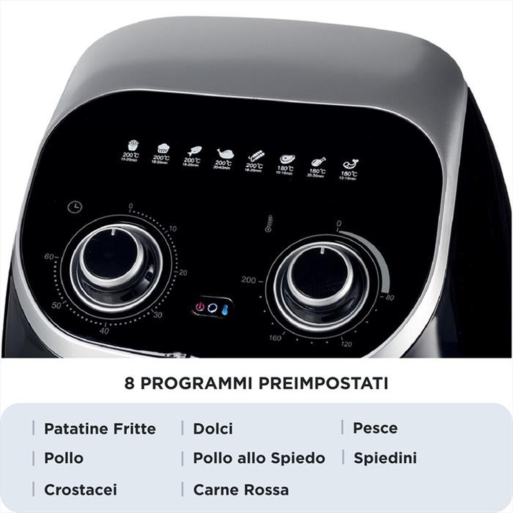 Immagine del prodotto ARIETE - 4619 Airy Fryer Oven Friggitrice ad aria+Forno 11L-Nero