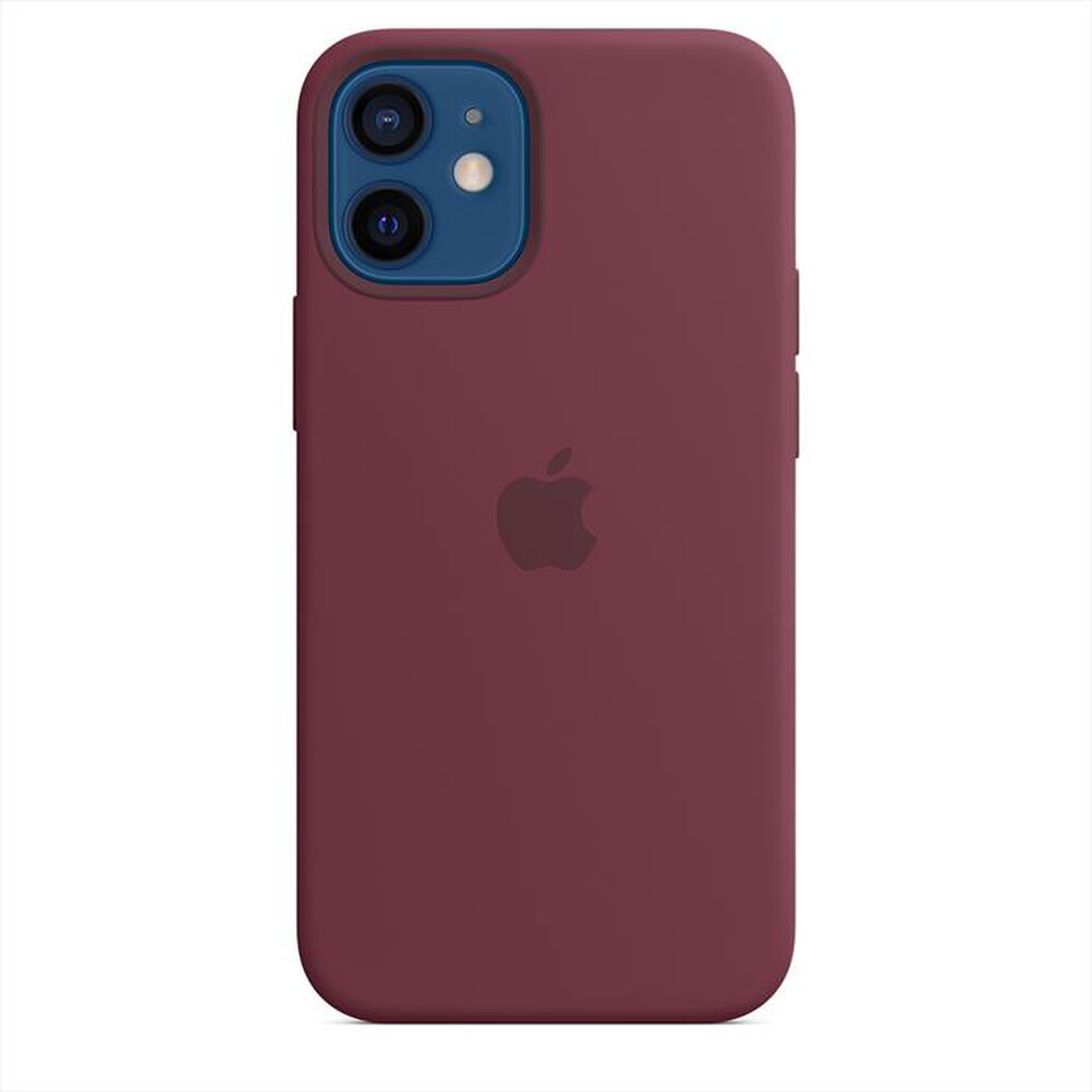 "APPLE - Custodia MagSafe in silicone per iPhone 12 Mini-Prugna"