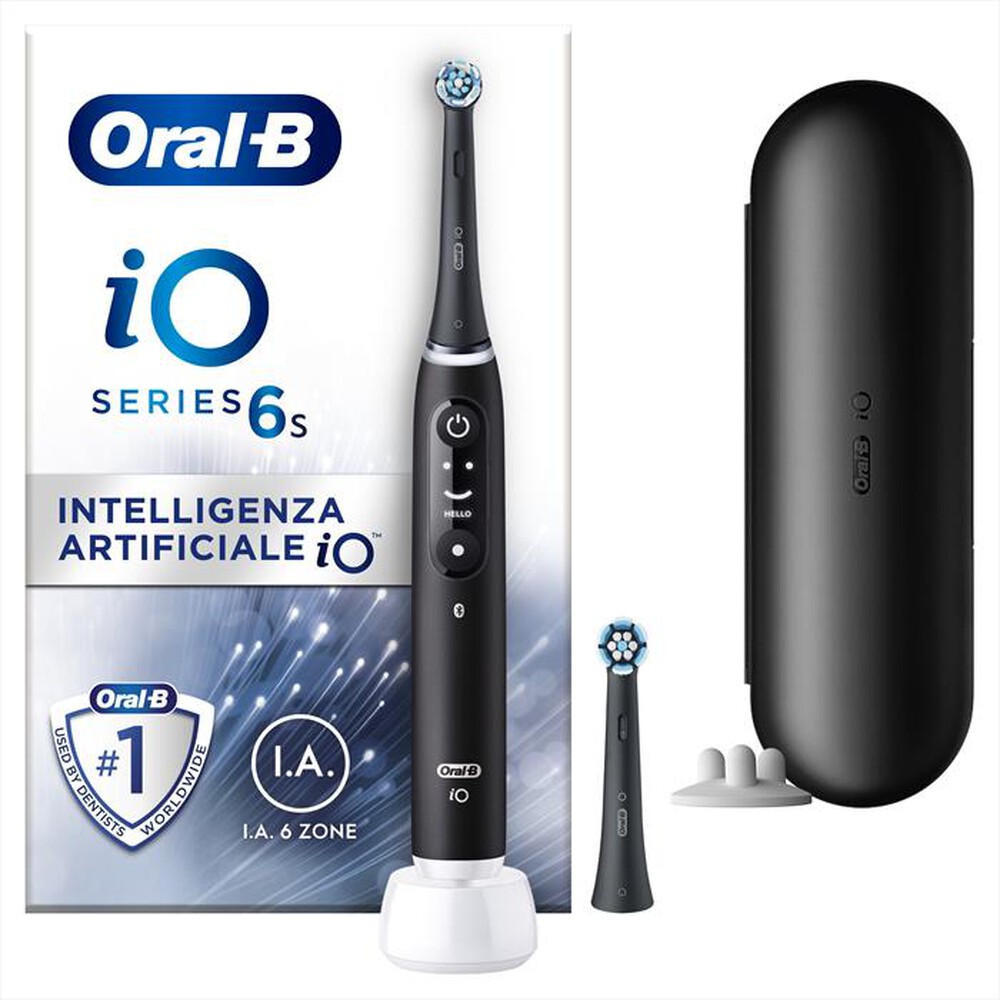 "ORAL-B - Spazzolino elettrico IO6 SERIES-Nero"