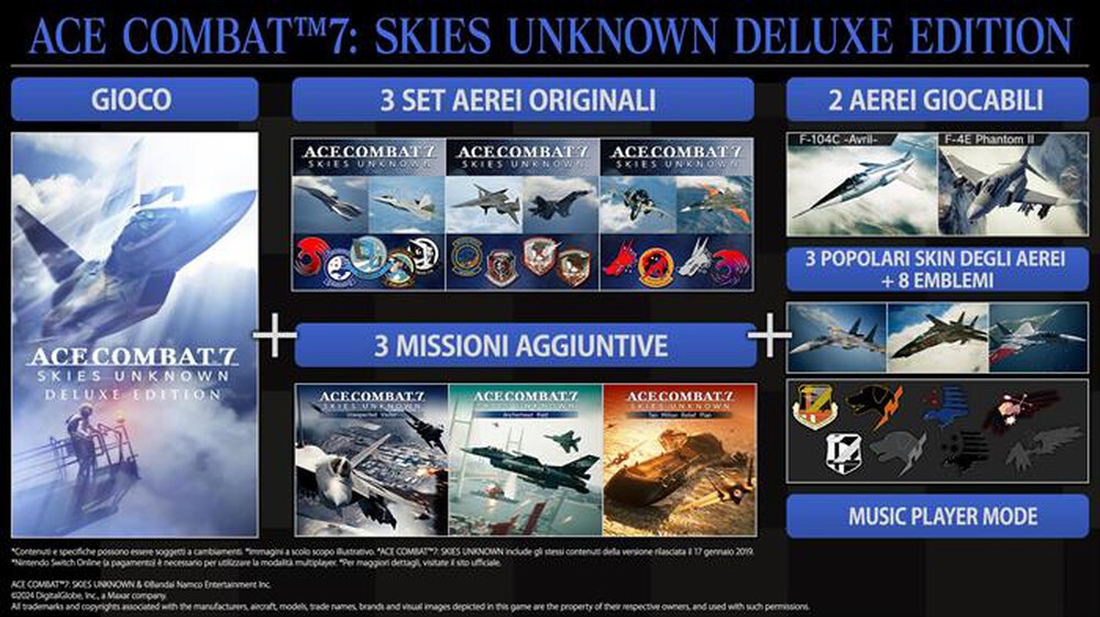 Immagine del prodotto NAMCO - ACE COMBAT 7: SKIES UNKNOWN  DELUXE ED. Switch