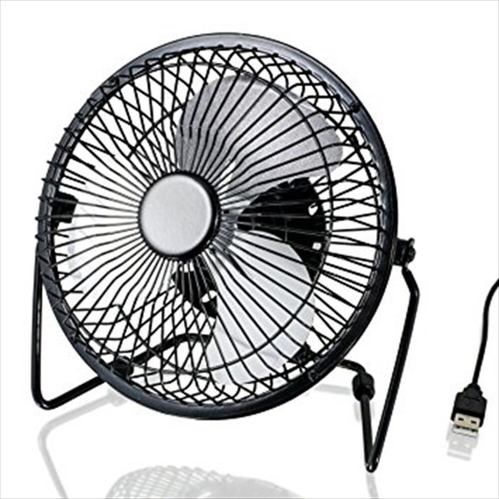 Mini Ventilatore USB da Tavolo - Colore Nero