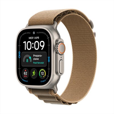 APPLE - Watch Ultra 4 GPS + Cellular 49mm Titanio-Alpine Loop Duna - Medium