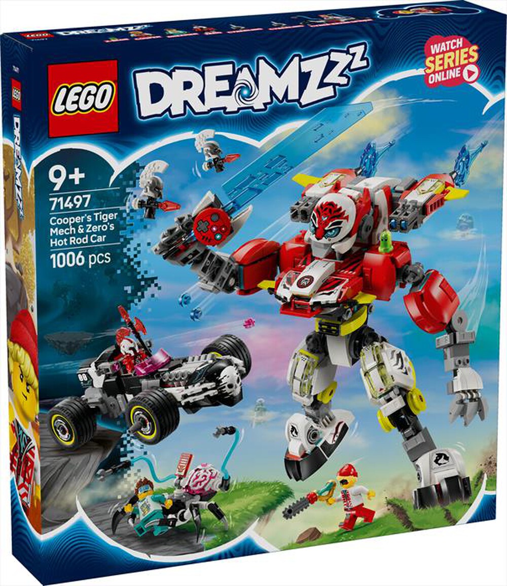 Immagine del prodotto LEGO - DREAMZzz Mech tigre Cooper e Bolide di Zero 71497