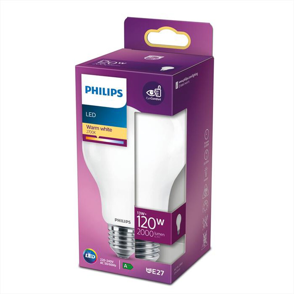 Immagine del prodotto PHILIPS - Lampada a LED GOCCIA SAT.E27 120W CLD-White