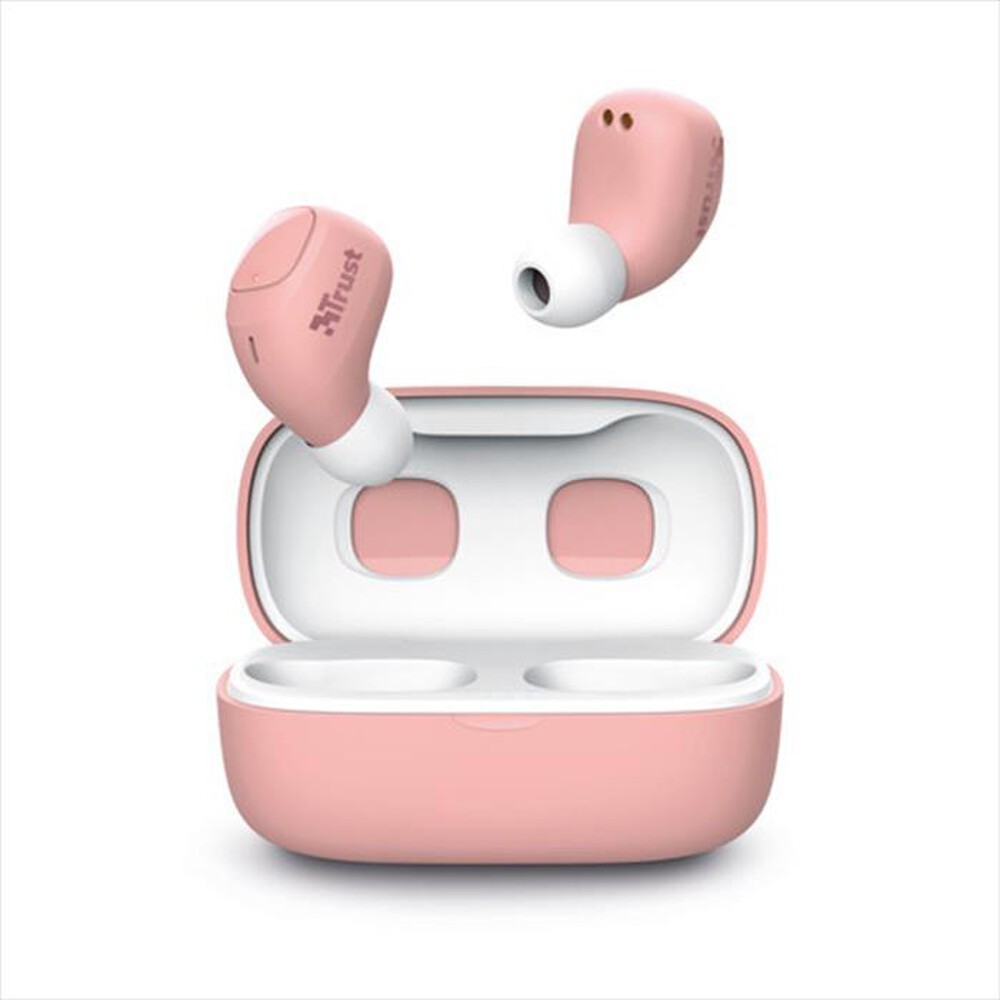 "TRUST - NIKA COMPACT BLUETH EARPHONES PINK-Pink"