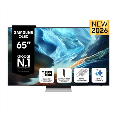 SAMSUNG - Smart TV OLED 4K Vision AI 65" QE65S90HAEXZT-Graphite Black