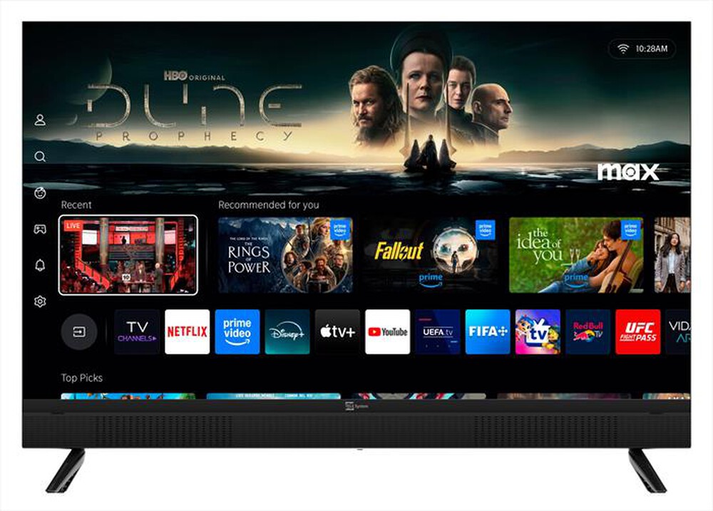 Immagine del prodotto TELESYSTEM - Smart TV LED HD READY 32" SONIC SMV15-BLACK