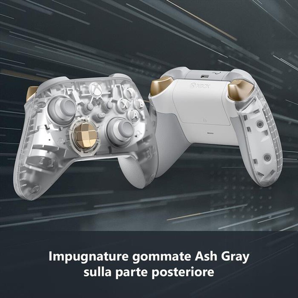 "MICROSOFT - WIRELESS CONTROLLER – GHOST CIPHER SPECIAL ED-Bianco e oro"