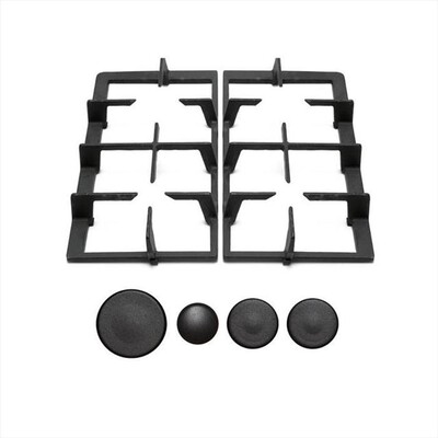 SCHOCK - 9N60GH Kit 2 griglie in ghisa e coprispartifiamma-NERO