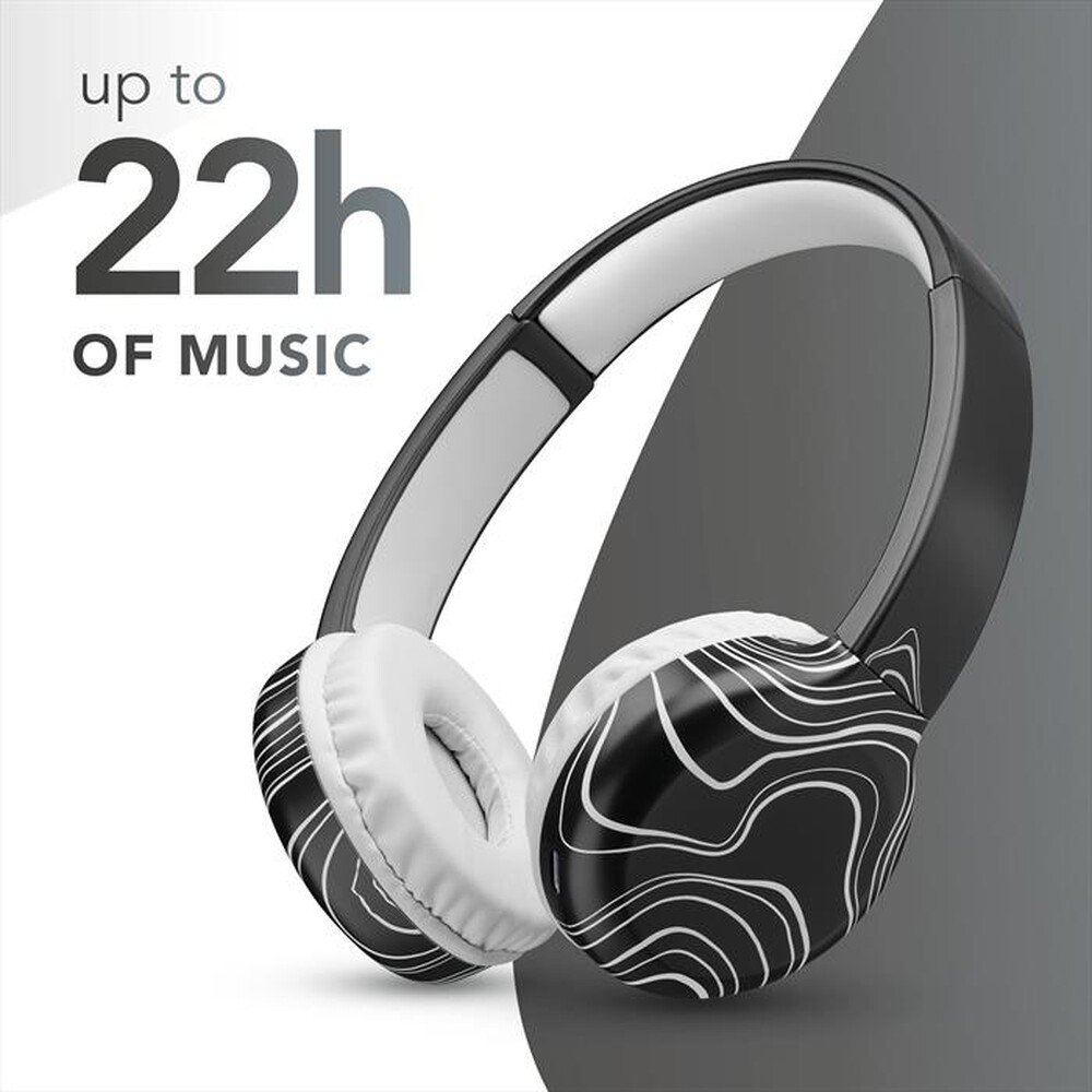 Immagine del prodotto CELLULARLINE - Cuffia wireless on-ear BTMUSICSOUNDFAN241-Nero