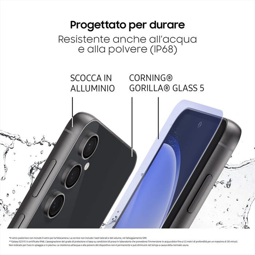 "SAMSUNG - Smartphone GALAXY S23 FE-Graphite"
