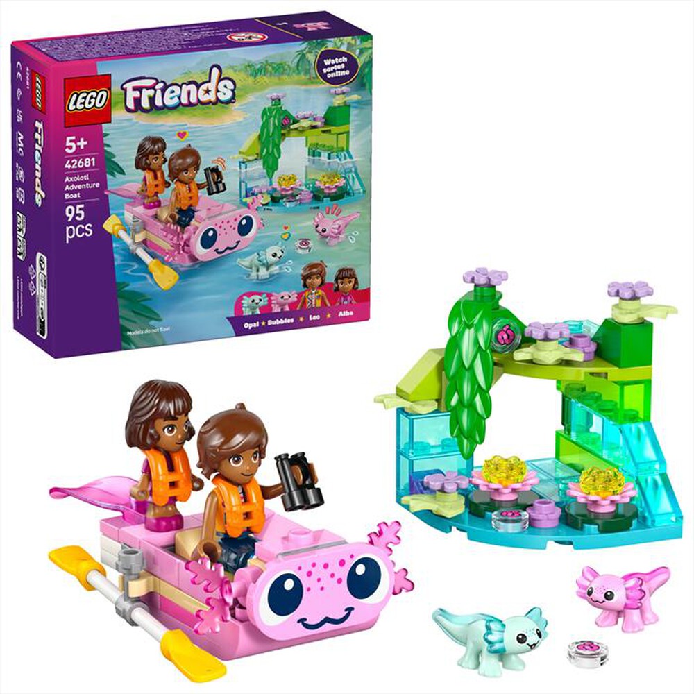 Immagine del prodotto LEGO - FRIENDS Barca d&rsquo;avventura Axolotl - 42681