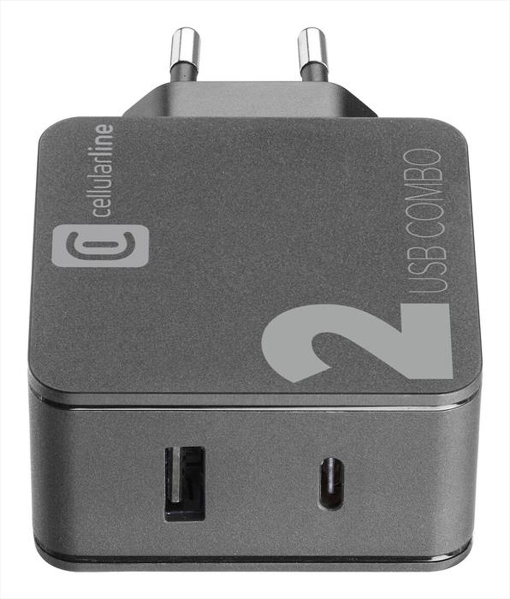 "CELLULARLINE - ACHITUSB2PD42K Carica batterie-Nero"