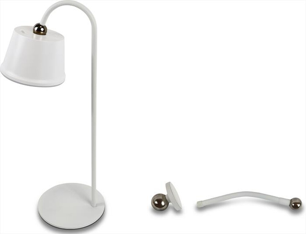 "MAJESTIC - Lampada d'appoggio ALBA-BIANCO"