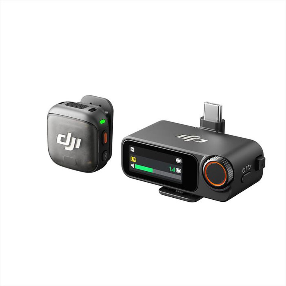 Immagine del prodotto DJI - MIC 3 Mini microfono wireless avanzato-Nero
