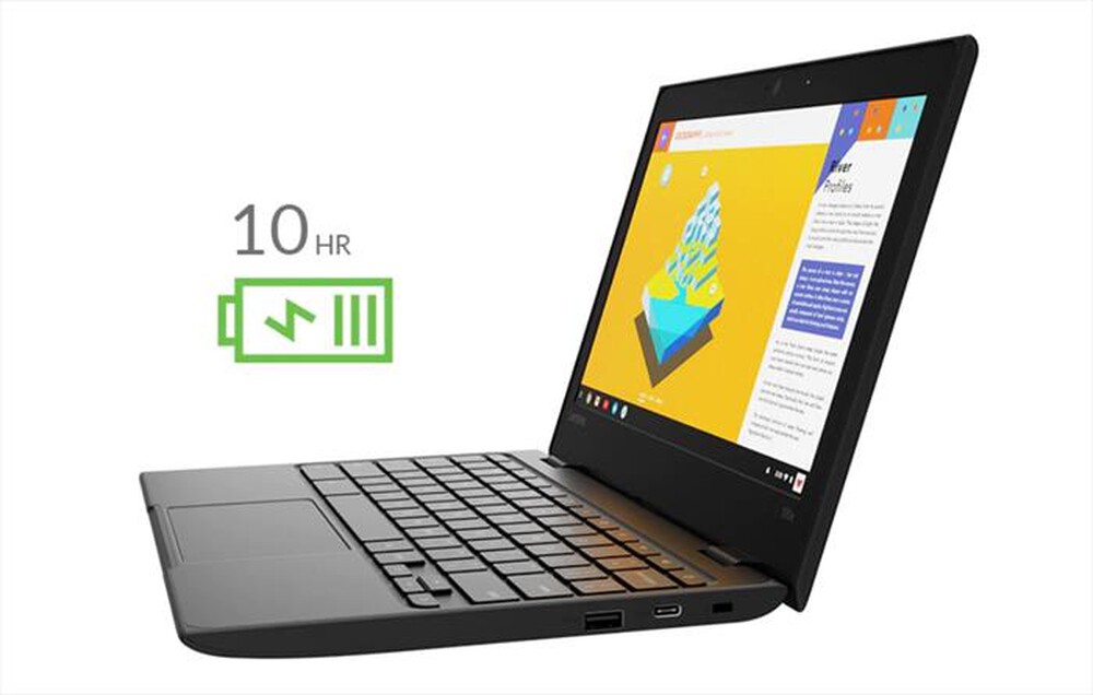 "LENOVO - 100e Chromebook  81MA000UIX-Nero"