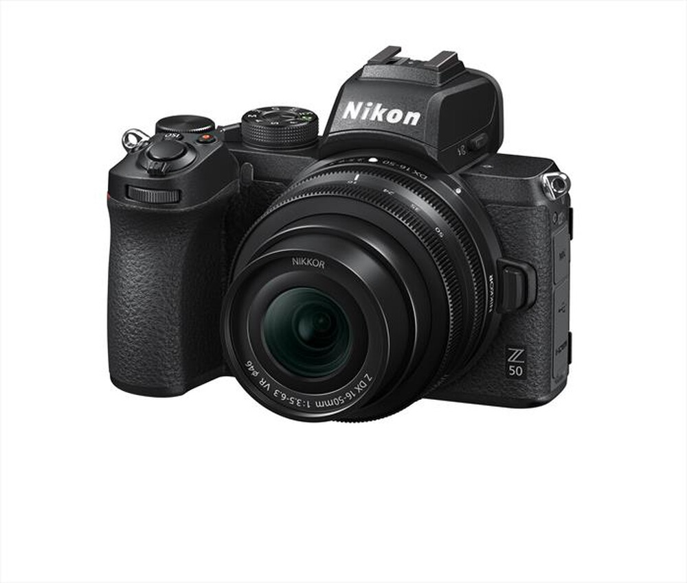 "NIKON - NIKON Z50 + Z DX 16-50VR + LEXAR SD 64GB-Black"