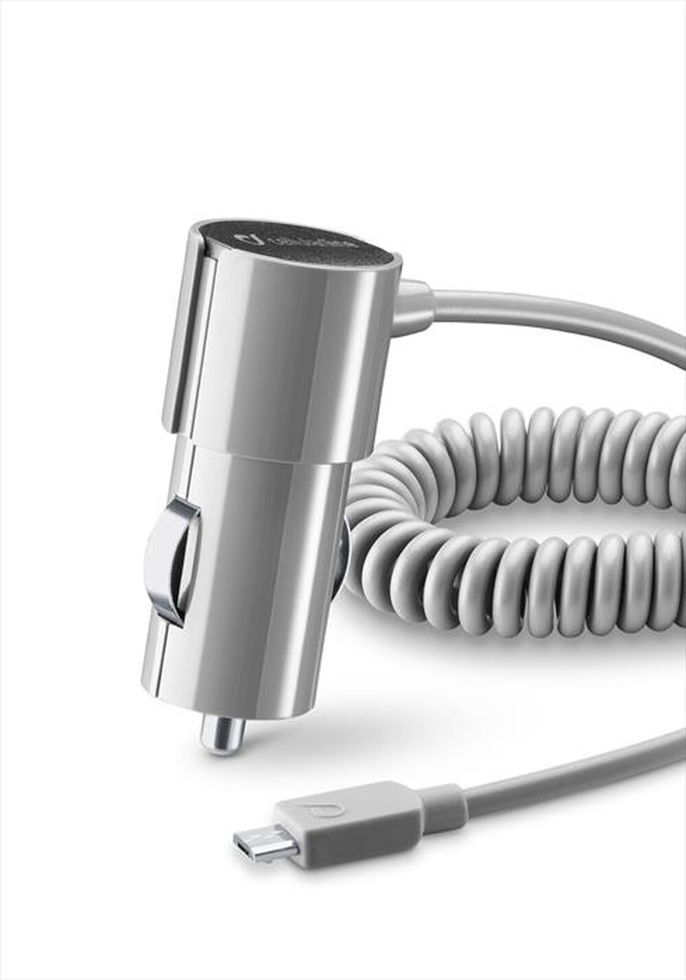 "CELLULARLINE - Car Charger Stylecolor Micro USB - Grigio"