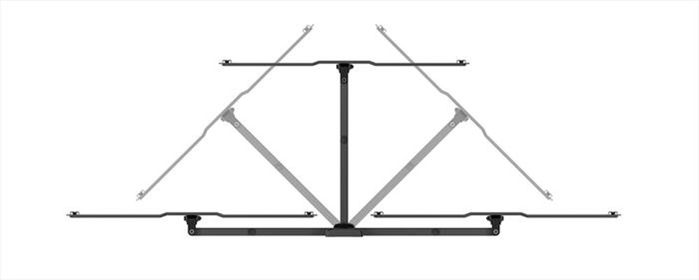 Immagine del prodotto MELICONI - Supporto TV FLATSTYLE FDR600 IT-Metallo, nero