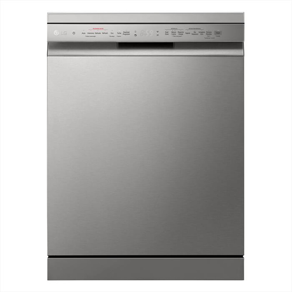 "LG - Lavastoviglie QUADWASH DF242FPS Classe D 14 copert-Platinum Silver"
