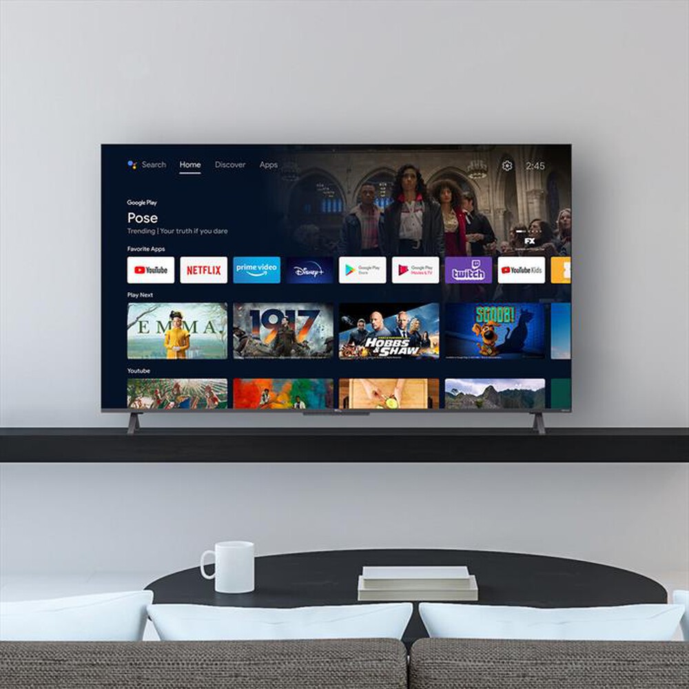 "TCL - Smart TV Q-LED 4K 55\" 55C725"