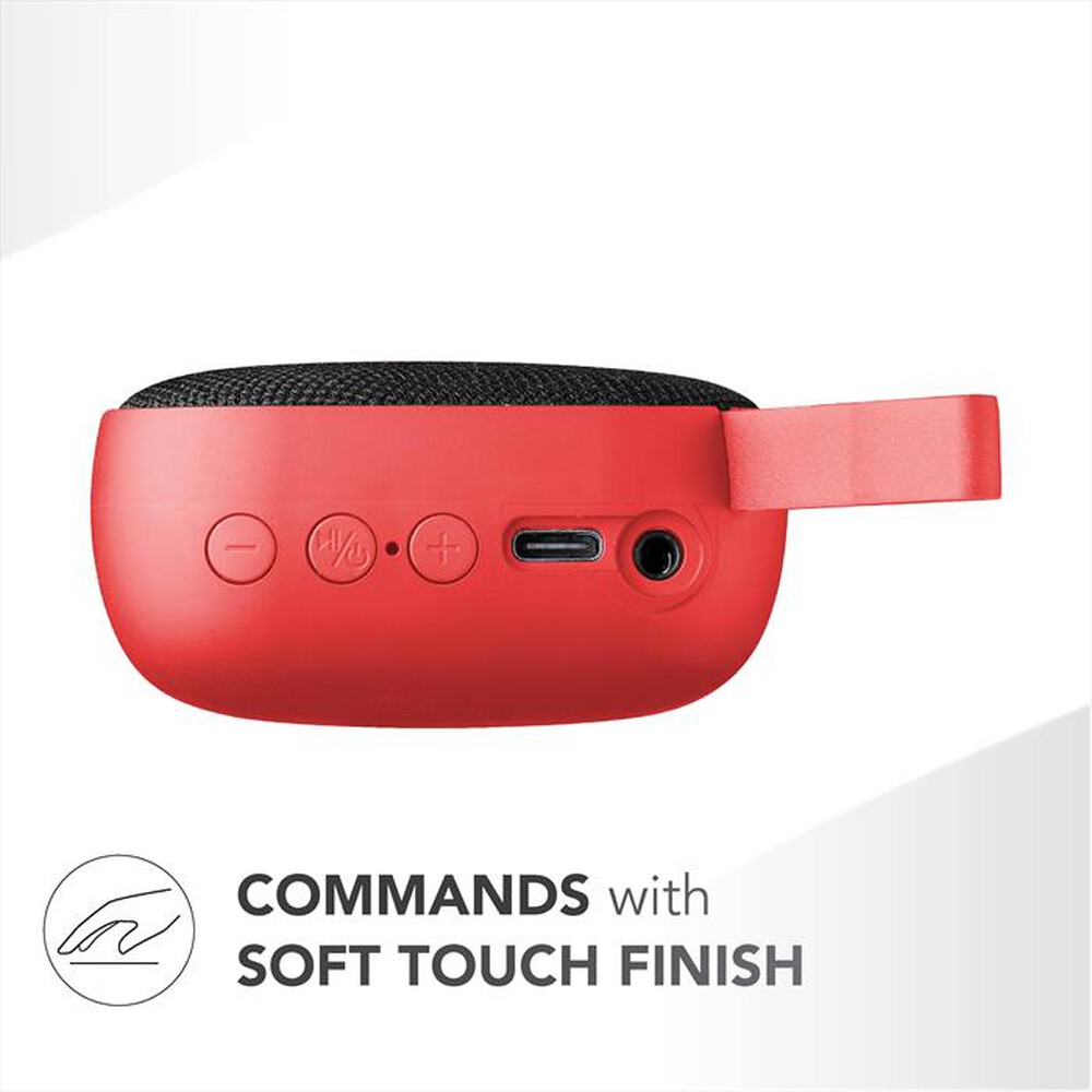 Immagine del prodotto MUSIC SOUND - WIRELESS SPEAKER MINI-Rosso