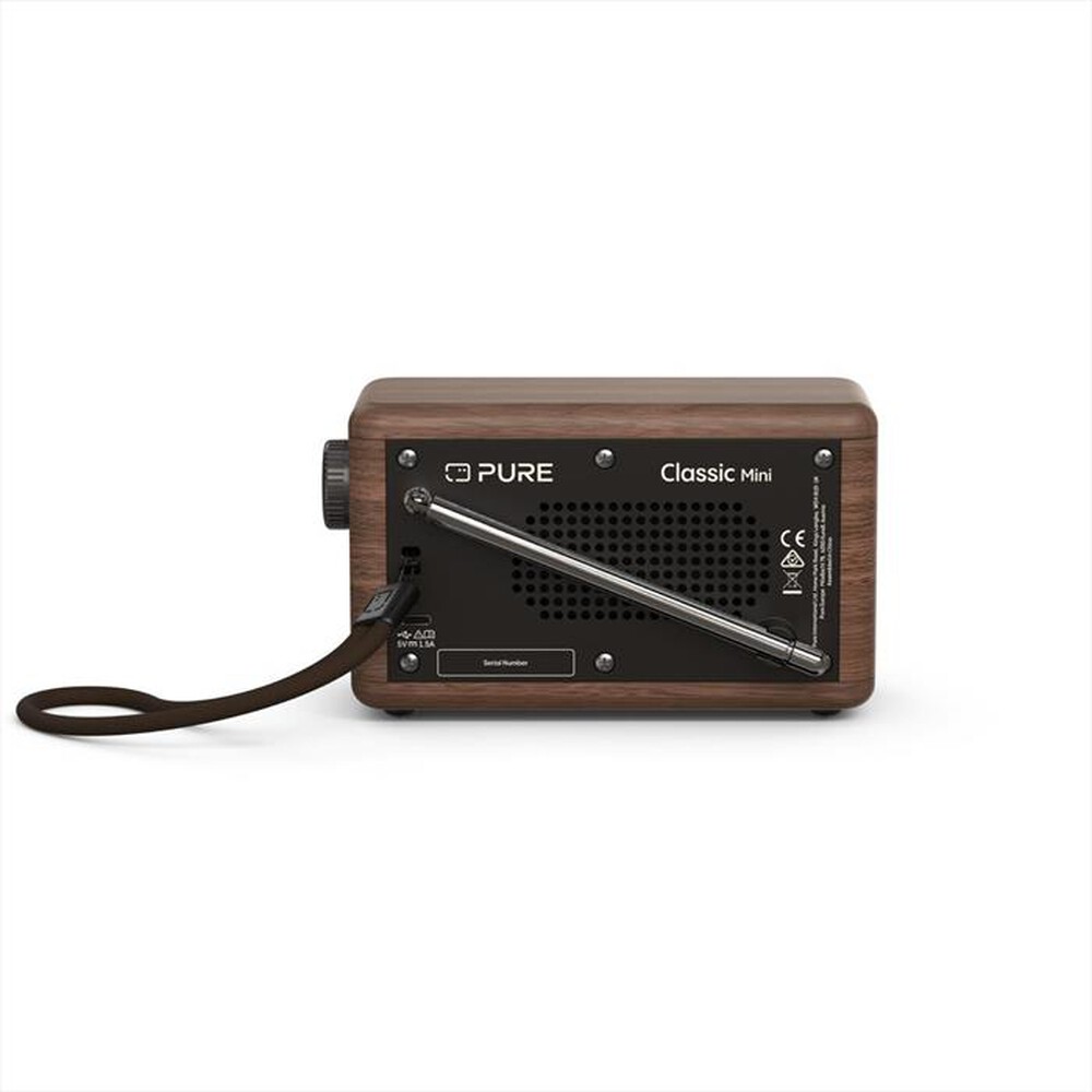 "PURE - Radio portatile 253800-Noce"