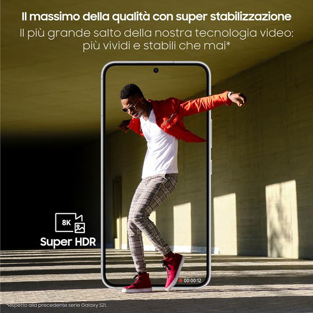 "SAMSUNG - GALAXY S22 256GB-Phantom White"