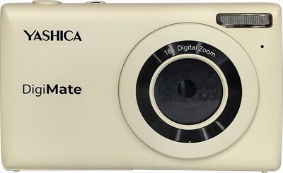 YASHICA - Fotocamera digitale compatta DIGIMATE-Bianco