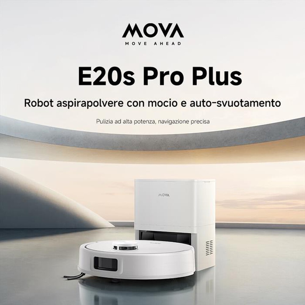 Immagine del prodotto MOVA - Aspirapolvere robot E20S PRO PLUS-Bianco
