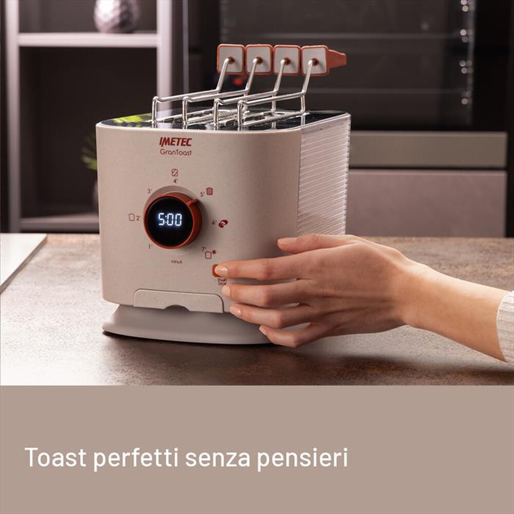 Immagine del prodotto IMETEC - TOSTAPANE GRANTOAST-Sabbia, Terra di Siena
